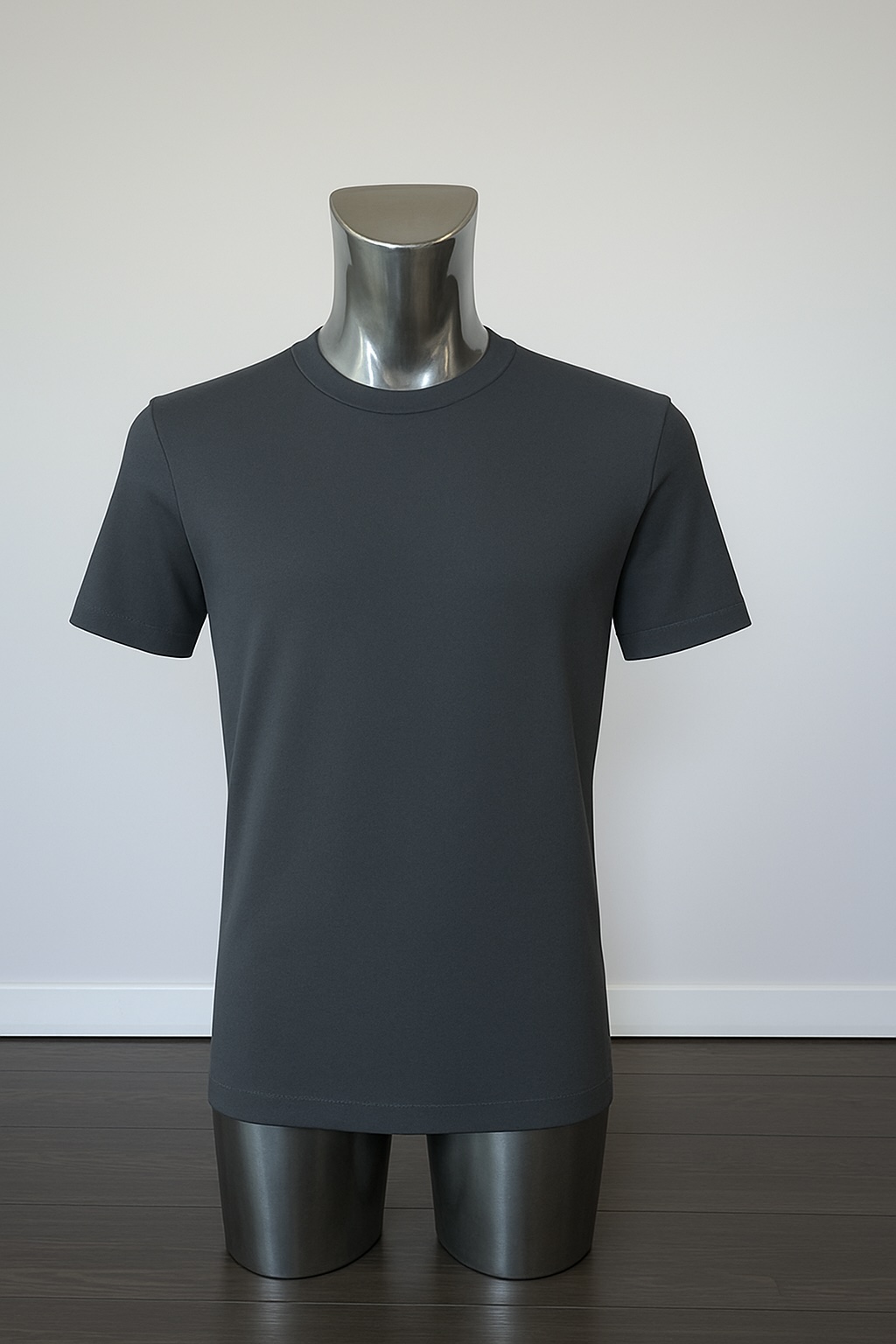 Men's Short Sleeved Round Neck Stretch T-Shirt