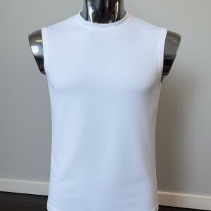 Mens  Round Neck Sleeveless T-Shirt