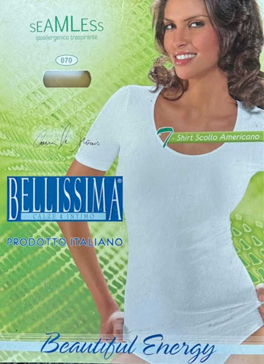 Short Sleeve U-Neck T-Shirt - Image 2