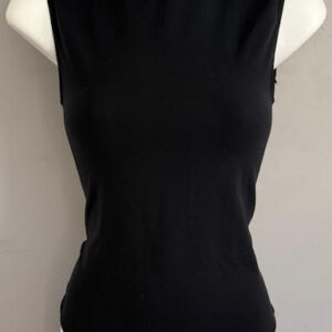 Wide Strap Bodysuit with High Neck