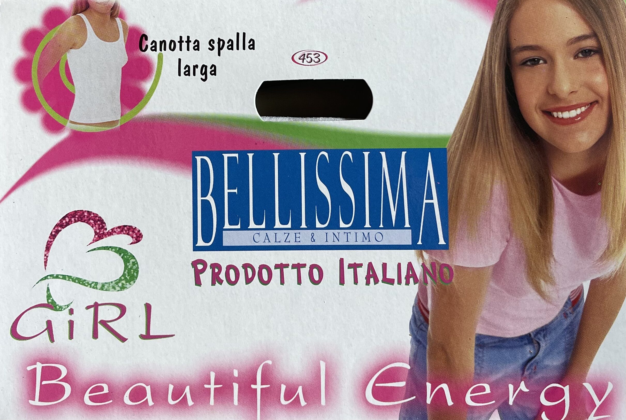 Girls Wide Shoulder Tank Top