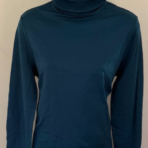 Long Sleeve T-Shirt with High Skivvy Neck