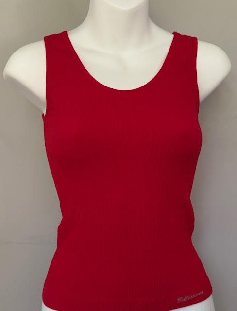 Tank Top with Rippled Pattern