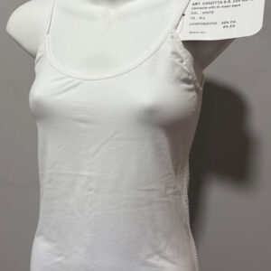 Thin Spaghetti Strap Singlet with Mesh on Back